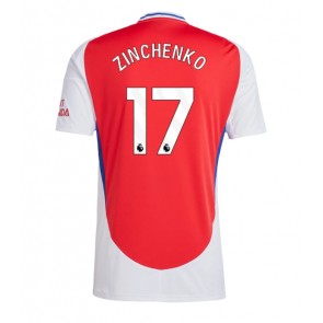 Arsenal Oleksandr Zinchenko #17 Domácí Dres 2024-25 Krátký Rukáv